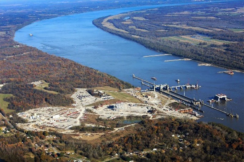 Olmstead Locks and Dam in Ohio